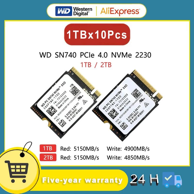   WD SN740, 1TB 2TB M.2 SSD, 2230 NVMe PCIe Gen 4x4 SSD, ũμƮ ǽ  X  ũ ROG 󸮿